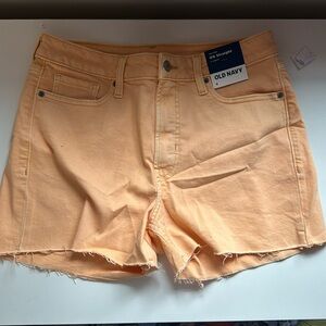 Orange Old Navy jean shorts